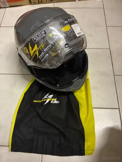 výklopná helma scorpion exo tech evo velikost xl