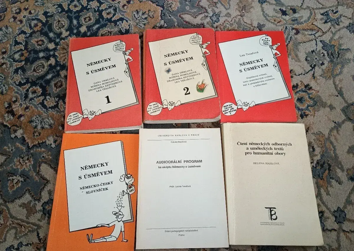 Německy s úsměvem - sada + Hasilová: Čtení německých.