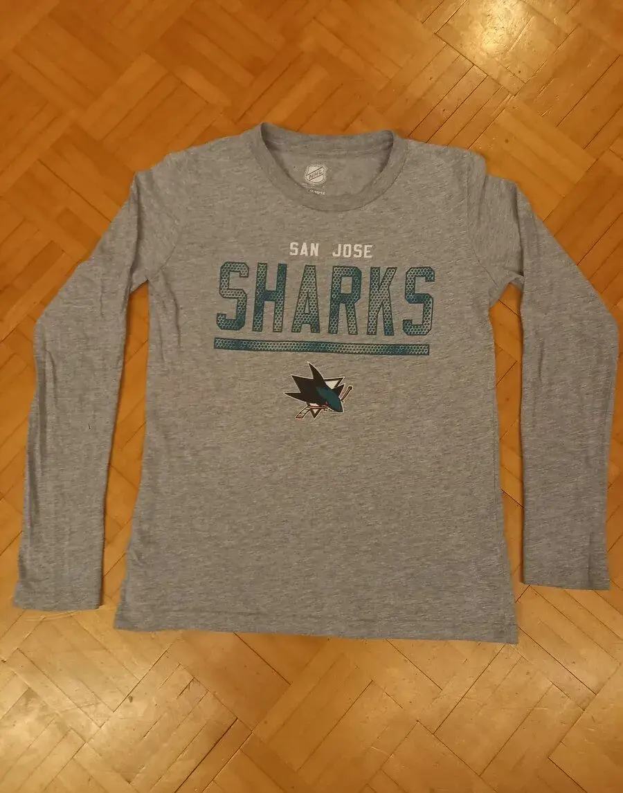 Chlapecké triko s dlouhým rukávem NHL San José Sharks 10-12