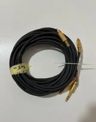 pár kabelů Klozt 2x5m cinch na jack