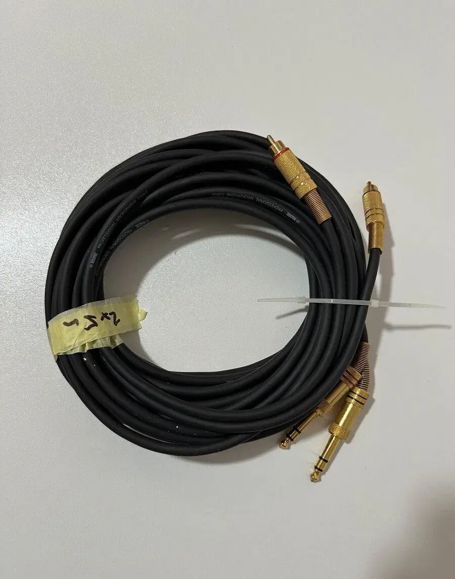 pár kabelů Klozt 2x5m cinch na jack