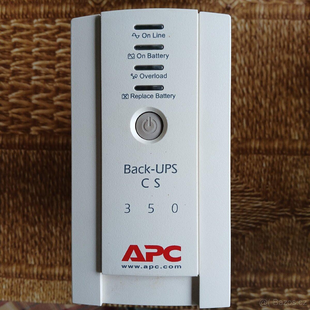 Záložní zdroj UPS APC 350 typ BK350EI