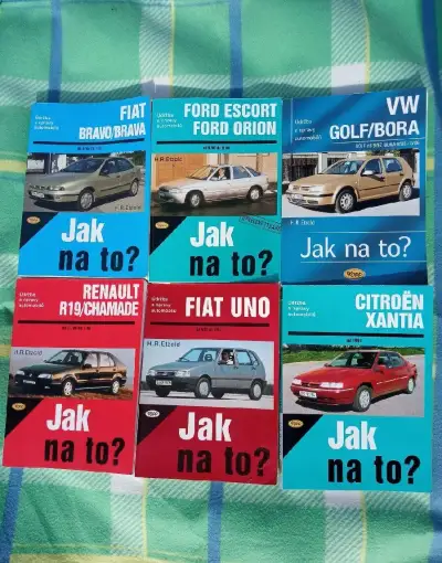 Knihy opravy - auta