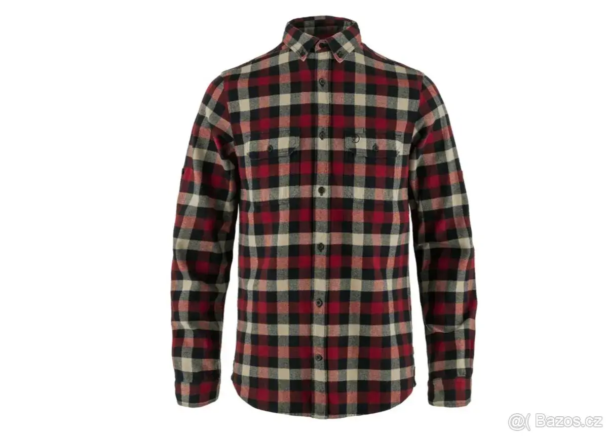 Nová outdoor košile Fjallraven Skog Shirt M | Dark Navy-Red
