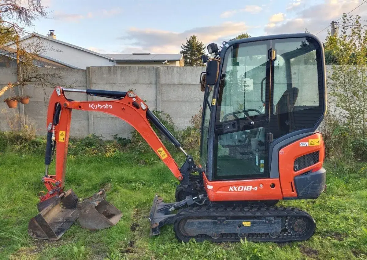 BAGR Kubota KX018-4 | rok 2018 | roztahovací podvozek