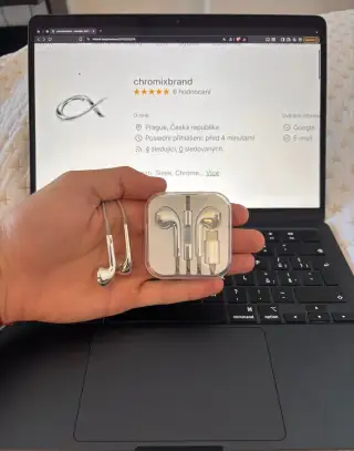 Apple Wired Earphones - Chrome