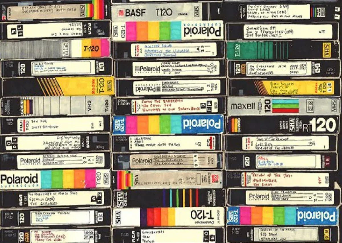 Staré videokazety (VHS, Betamax, Video2000)