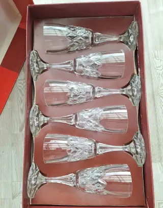 křišťálové skleničky