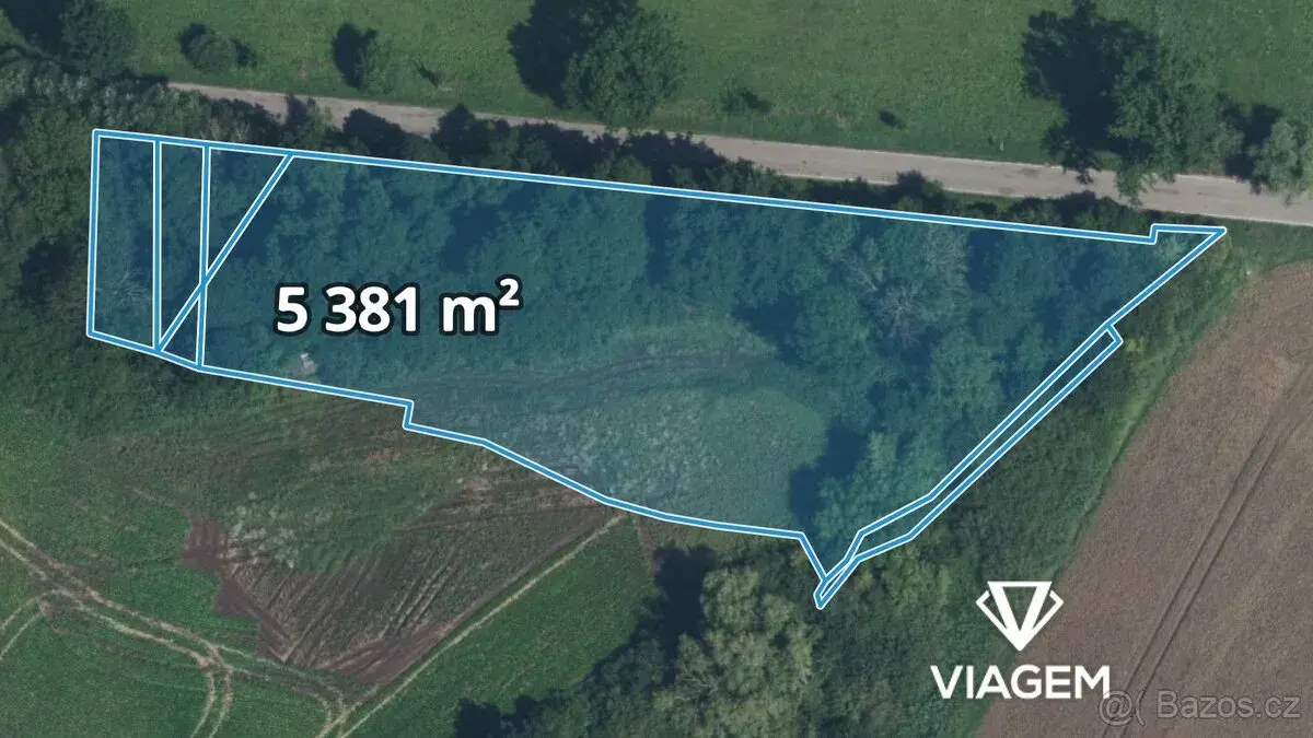 Zahrada 5 381 m², Podíl 17 % o výměře 897 m²
