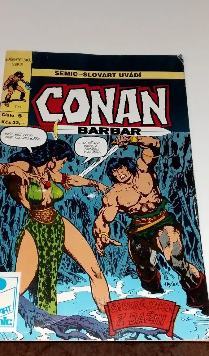 Conan Barbar č.5,komiks jako nové 170kč