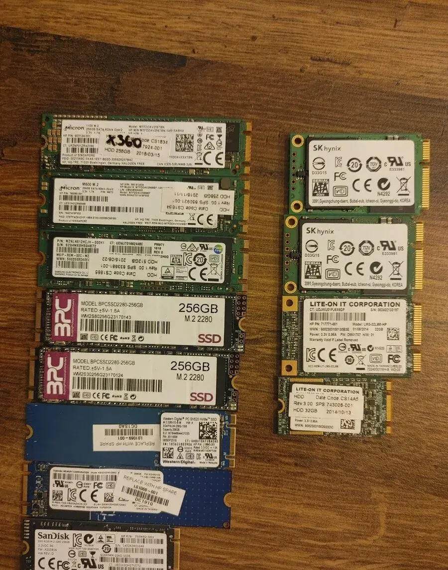 SSD M.2 256gb SATA - vice kusu