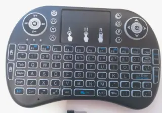 Bezdrátová MINI klávesnice I8 s podsvícením - Nová
