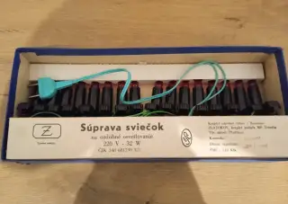 Retro Souprava Vánočního Osvětlení Zlatokov