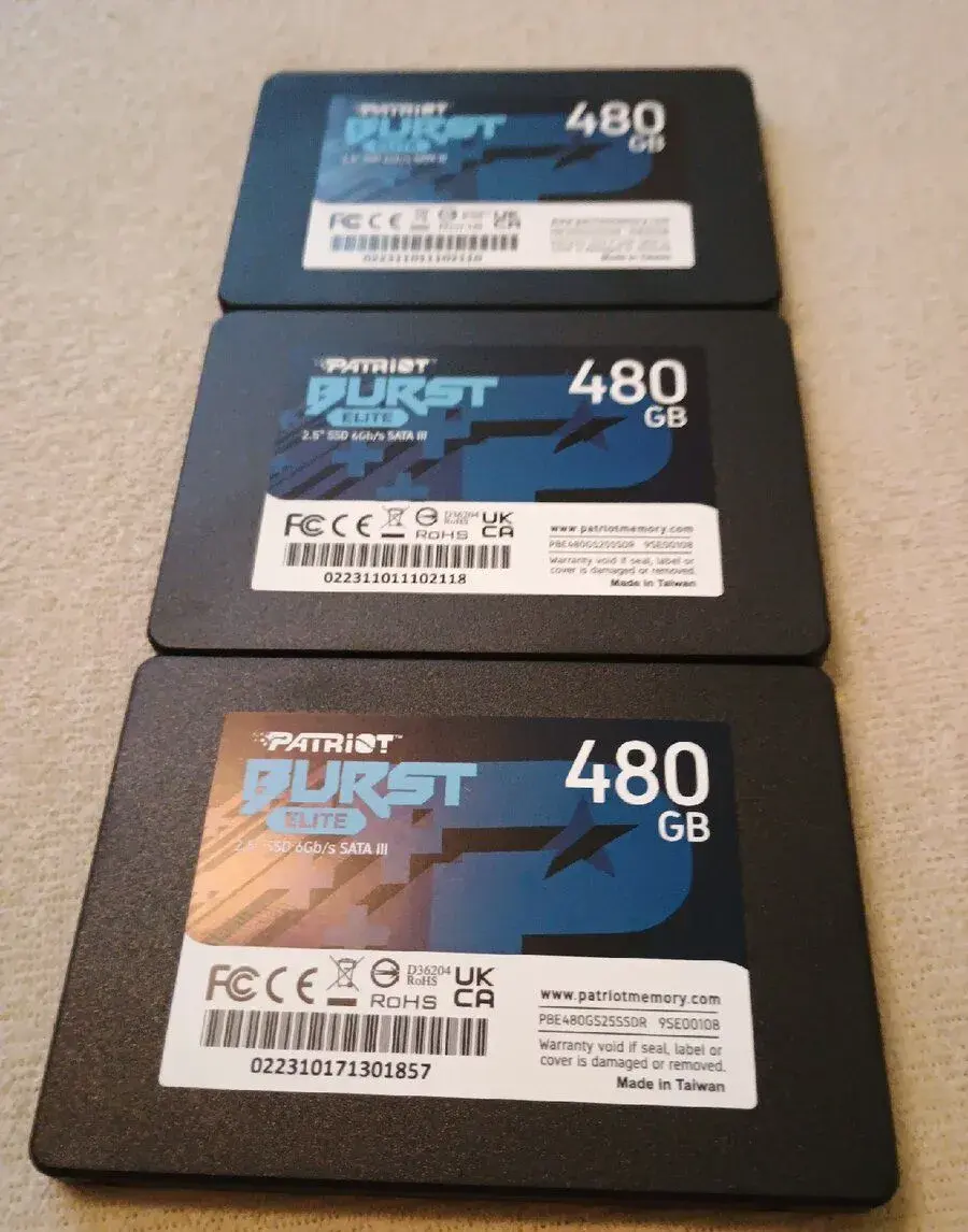 SSD Patriot Burst Elite 2,5" 480GB 7mm