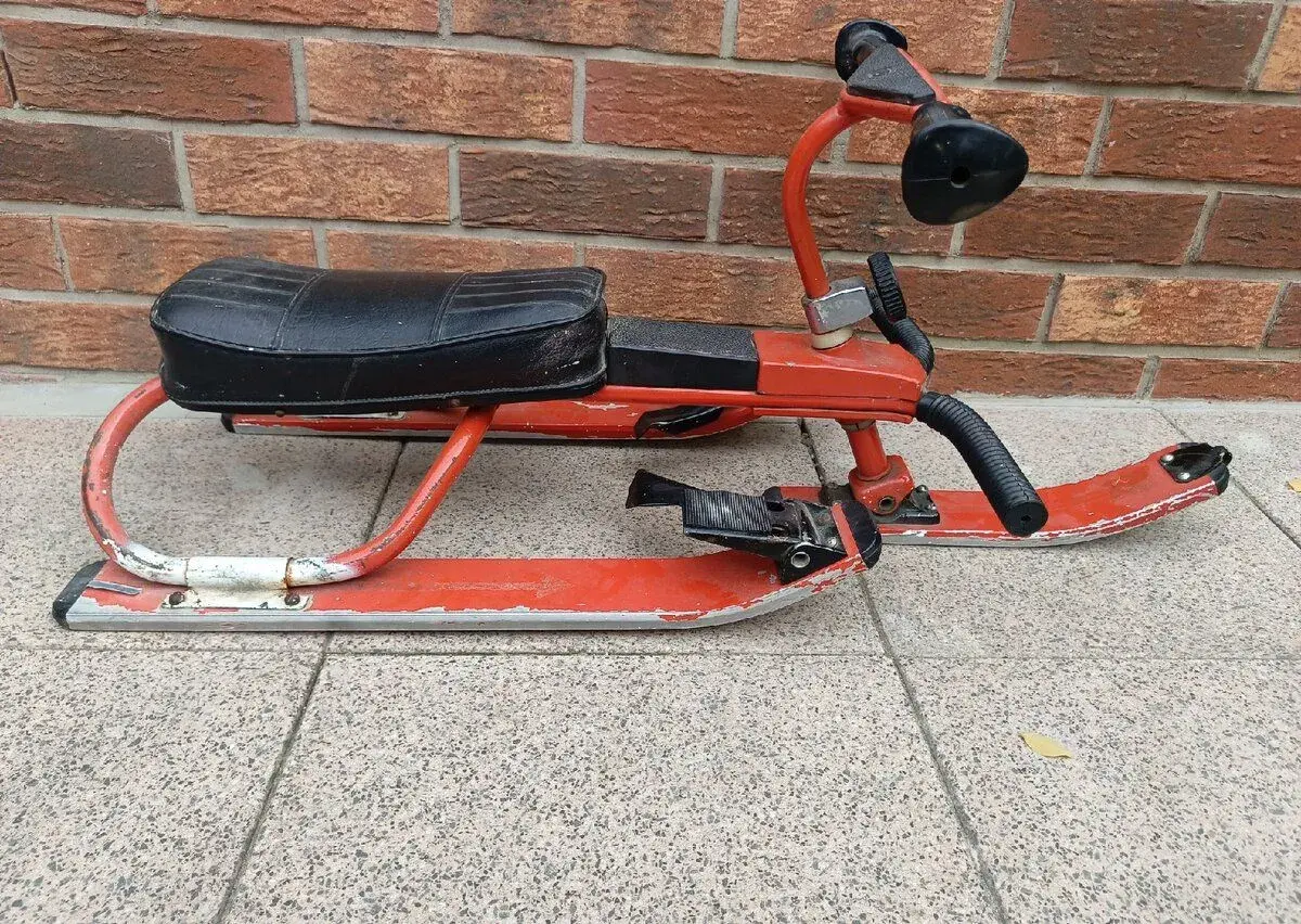 Retro dětský skibob Čuk a Gek SSSR