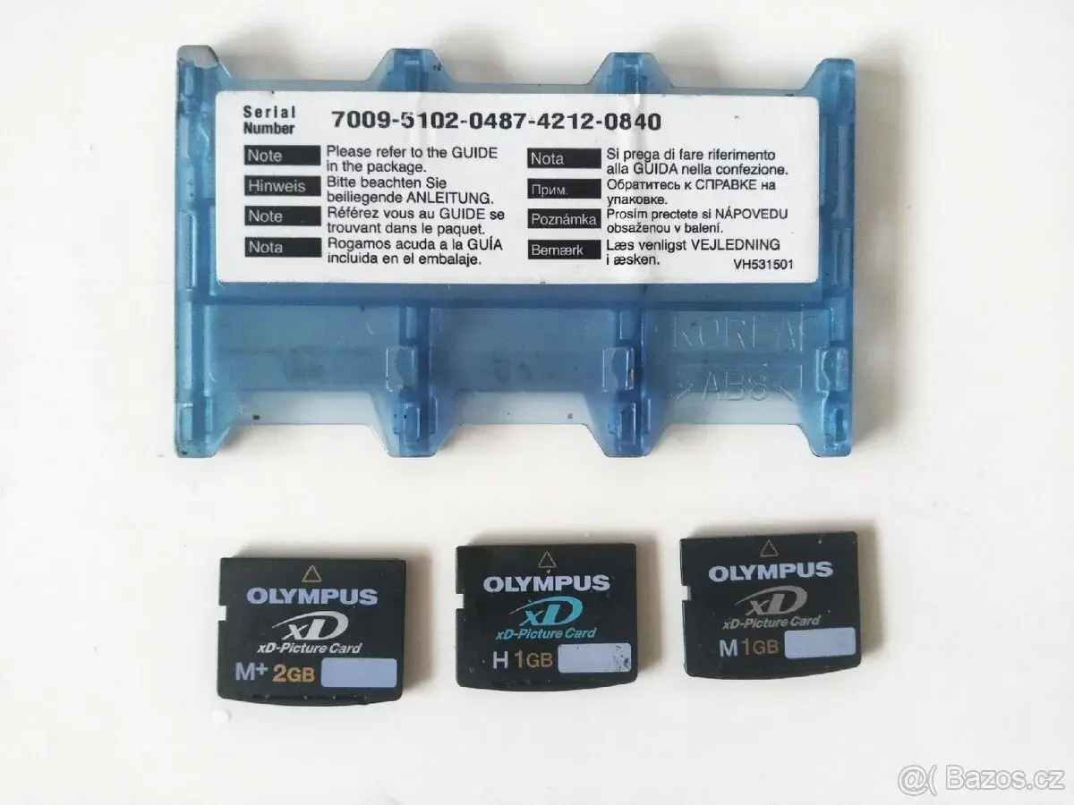 Paměťové karty Olympus xD-Picture Card (2GB + 1GB + 1GB)
