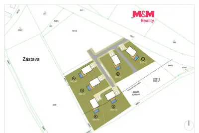 Prodej pozemku k bydlení, 800 m², Újezd u Sezemic
