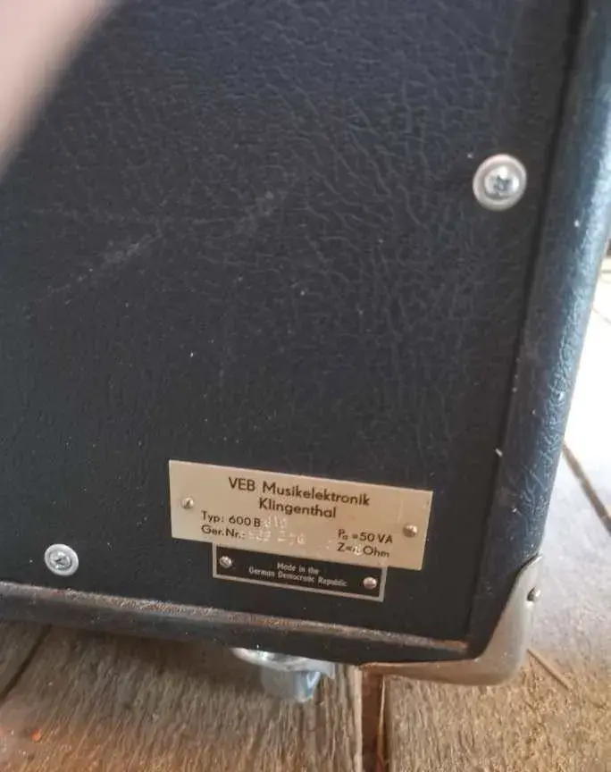 Vermona VEB Musik Elektronik Klingenthal typ 600 B