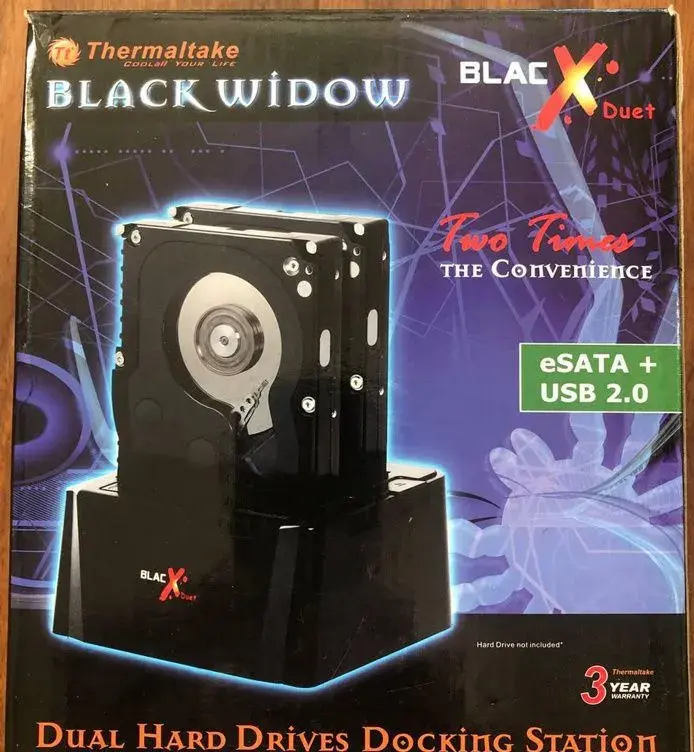 HDD/SSD dokovací stanice, Thermaltake BlackWidow eSata/USB