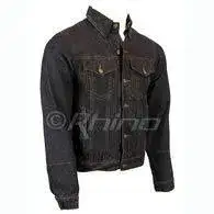 pánská kevlarová denim moto bunda Rhino Leather