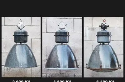 INDUSTRIÁLNÍ TOVÁRNÍ PRŮMYSLOVÁ LAMPA SVĚTLO
