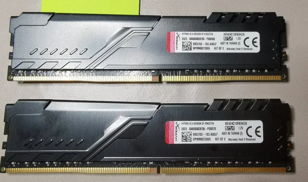 8GB DDR4 Kingston HyperX FURY 8G HX424C15FB3K2/8 (pár 2x4GB)