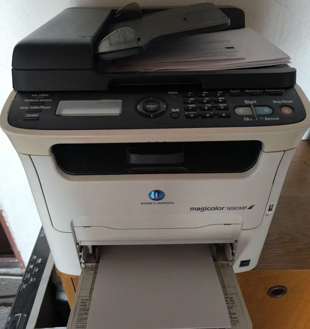 Kopírku/tiskárnu/skener MINOLTA 1690MF za cenu tonerů