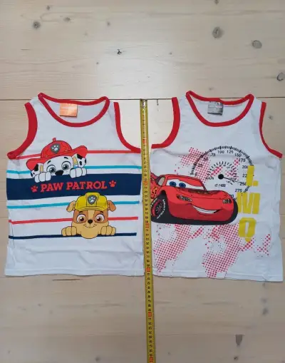 Tílka Patrola a Cars vel. 116 - 122