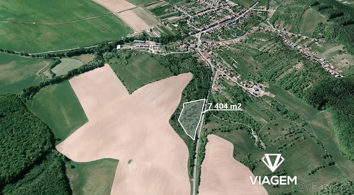Zahrada 7 404 m², Podíl 21 % o výměře 1 528 m²