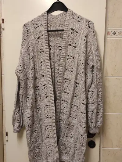 Kardigan handmade výroba.Velikost 44-48.