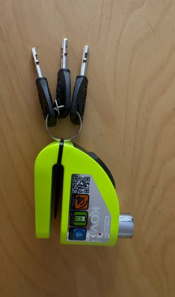 Kotoučový zámek na moto Kovix KD6
