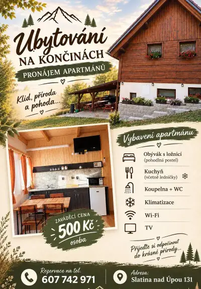 Ubytování na Končinách