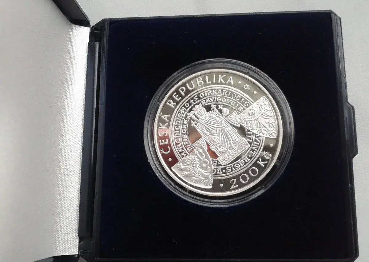 České Budějovice 200 Kč proof
