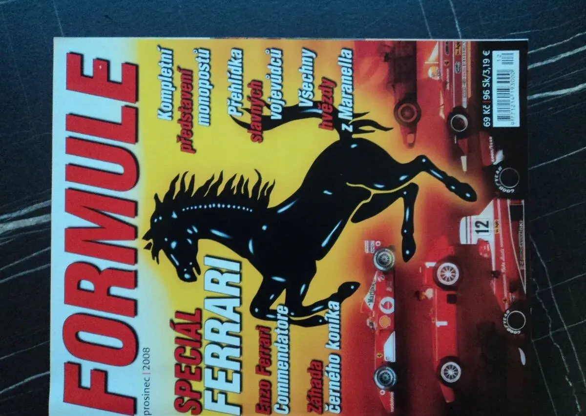 Časopis Formule Speciál Ferrari