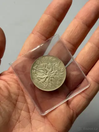 25 Kčs 1969 - 25. výročí SNP / plameny