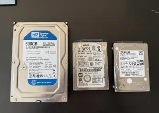 Větší počet starších HDD