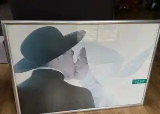 Oliviero Toscani - obraz Jeptiška a kněz - Benetton
