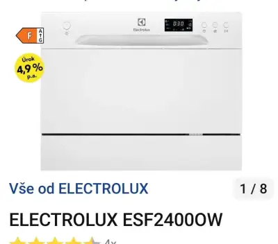 Myčka Elektrolux ESF2400OW