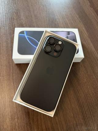 Apple iPhone 16 Pro 256 GB Black Titanium – super stav