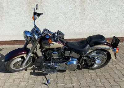 Harley-Davidson FAT BOY výroční vymena night train