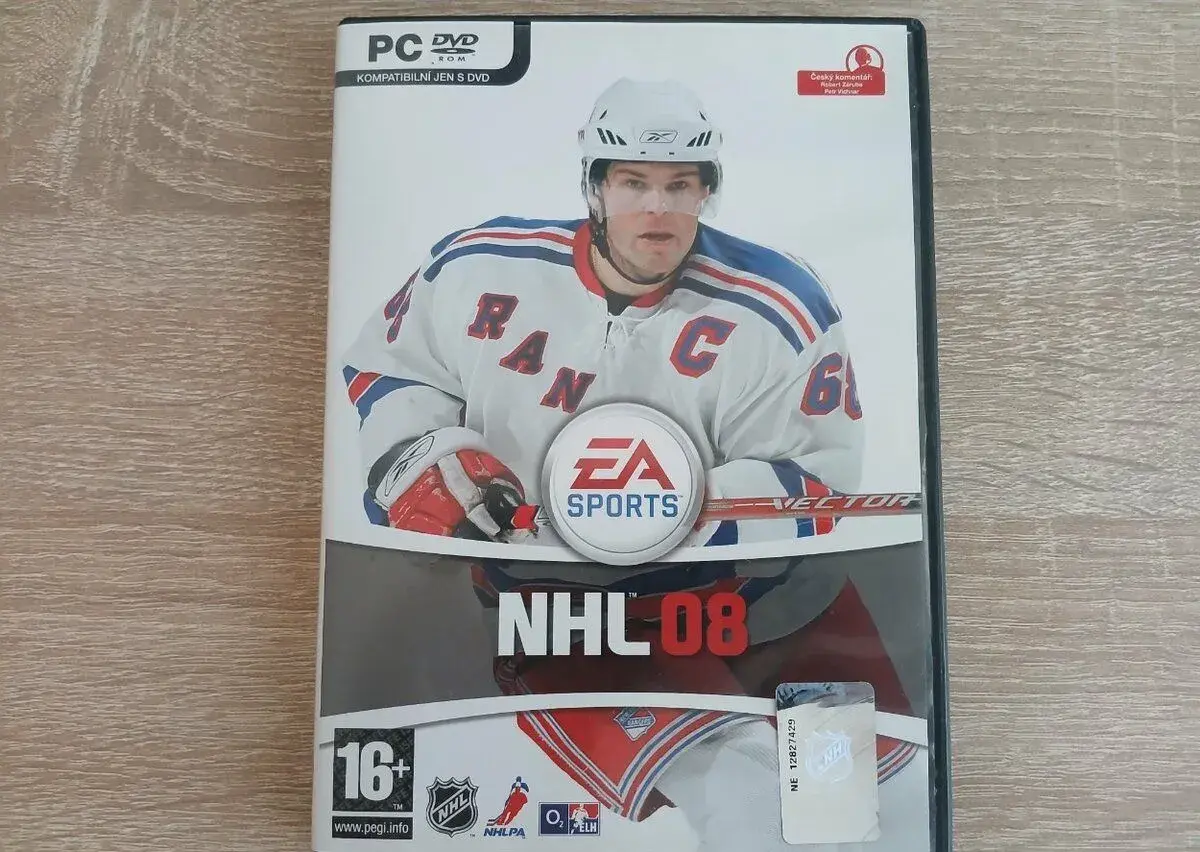 PC hra NHL 08 CZ