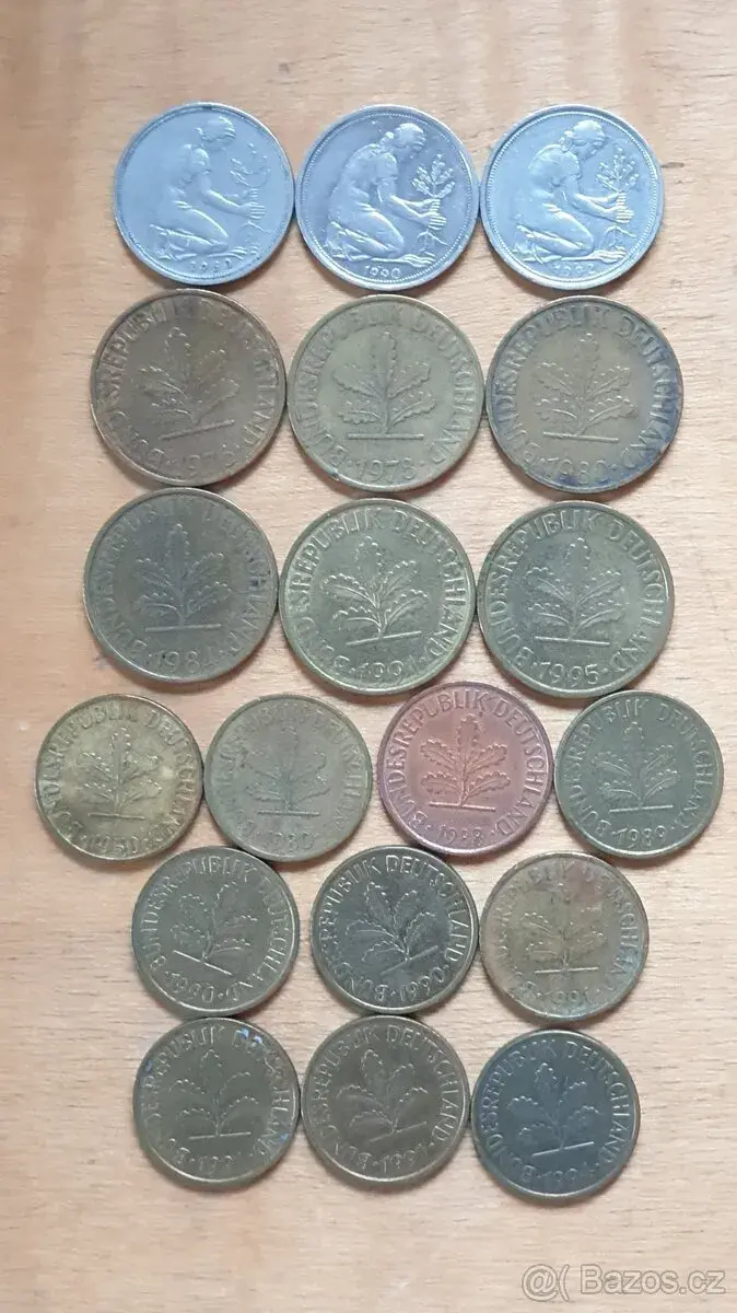 Mince Německo SRN 37 ks