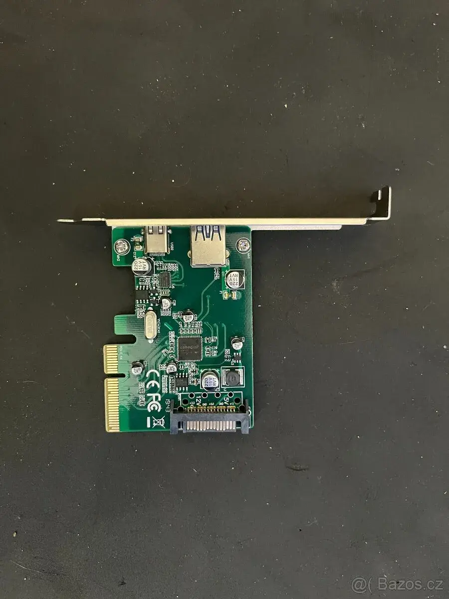řadič PCI-e to USB-C a USB 3.0