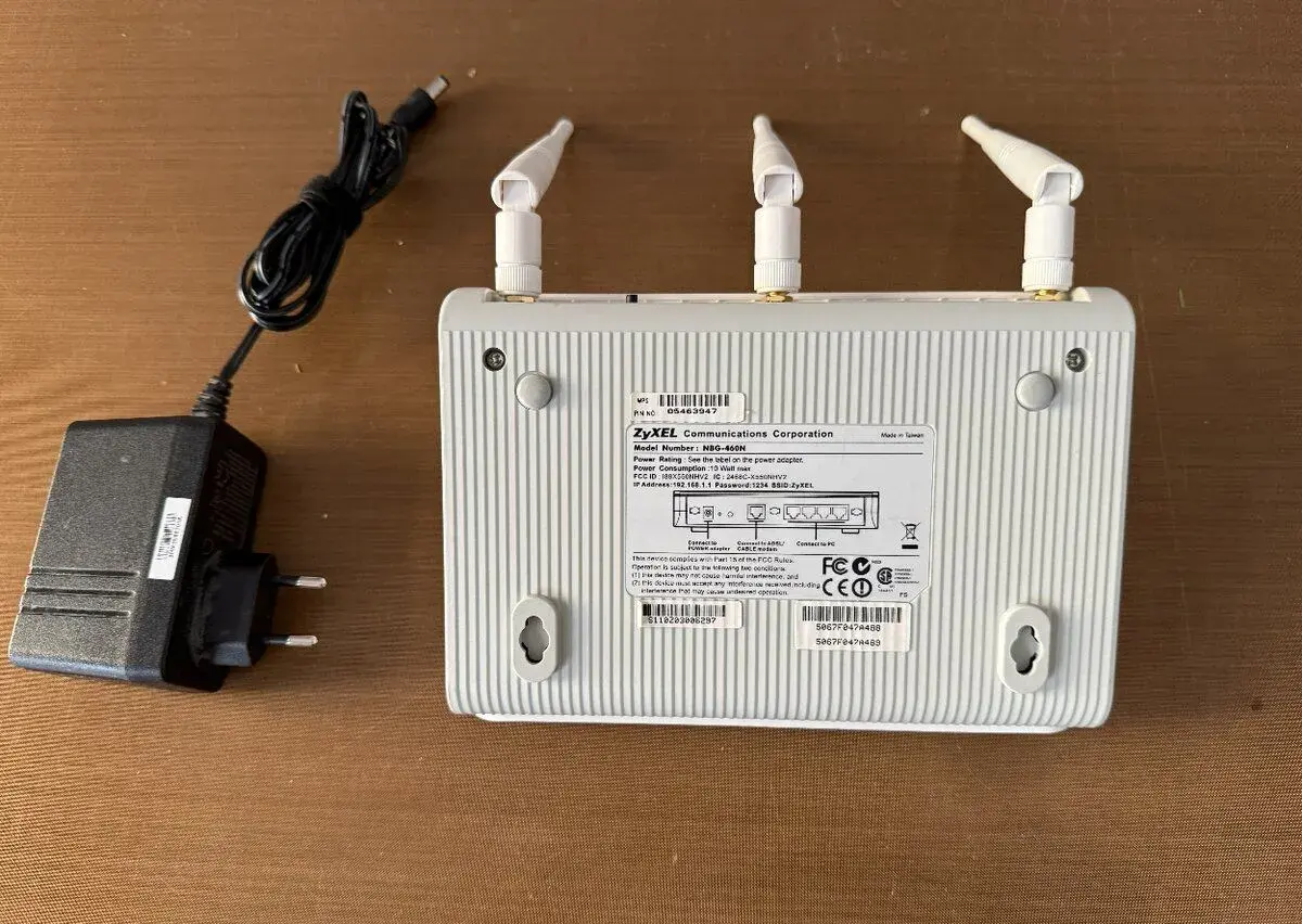 WiFi router Zyxel NBG 460N