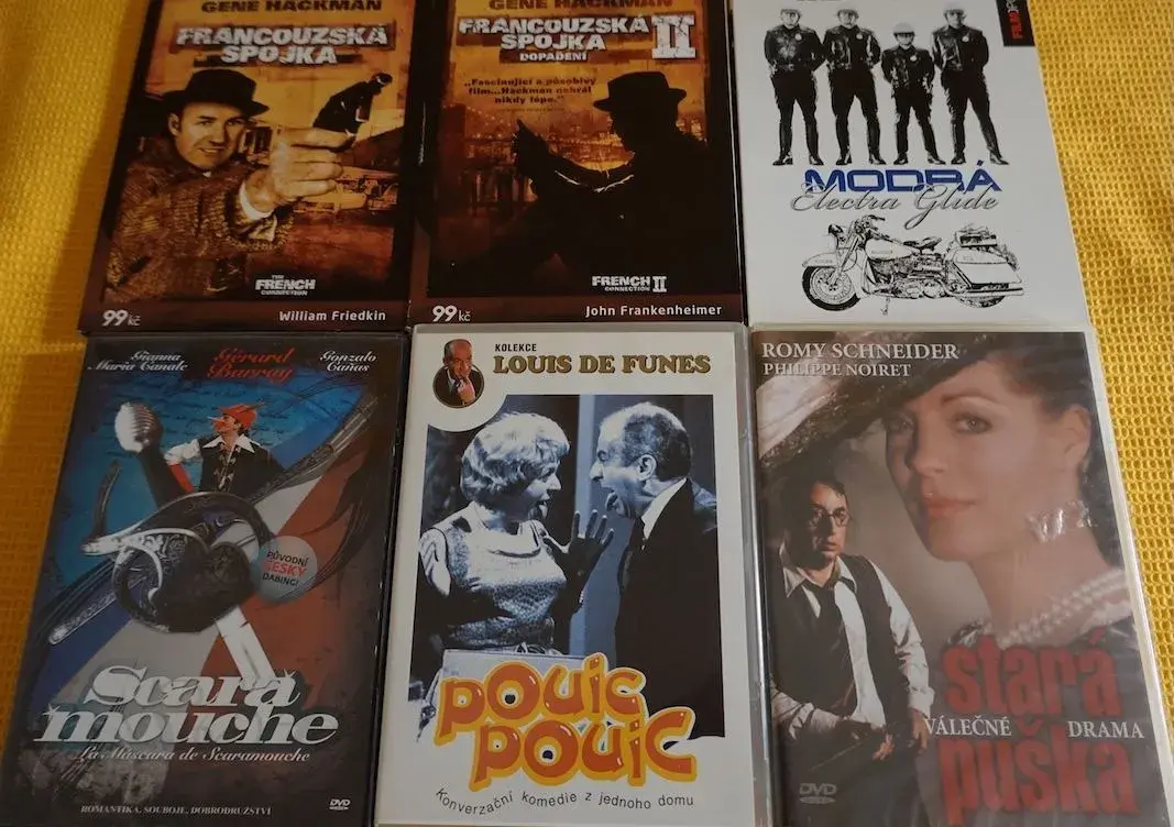Na výběr z 800 DVD české i zahraniční filmy, pohádky NOVÉ 1.