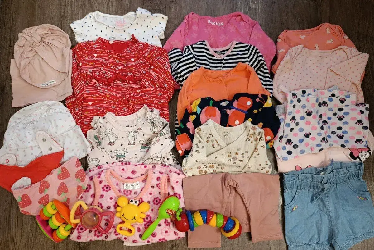 Set dívčího oblečení, vel. 68 (20 ks)