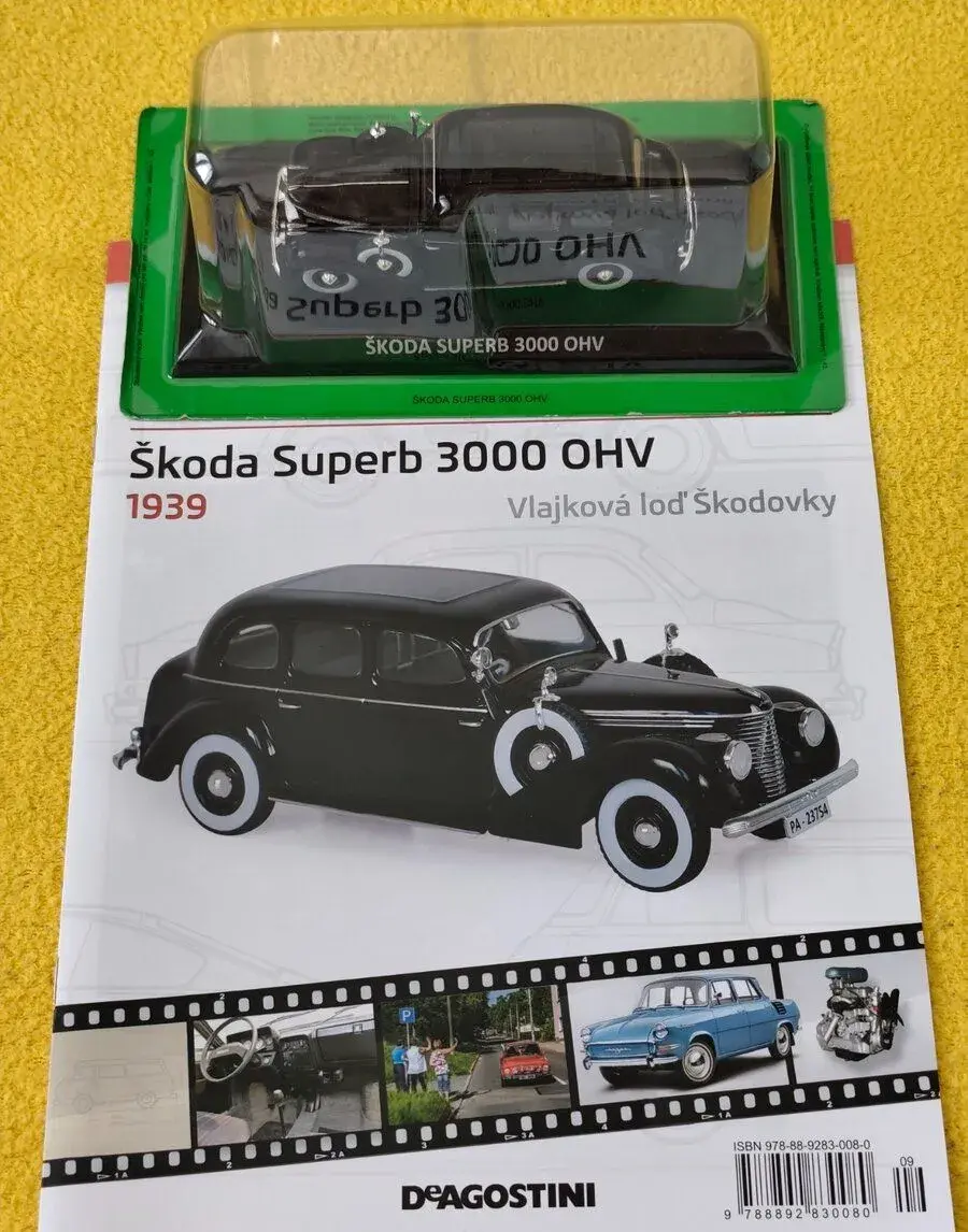 ŠKODA SUPERB 3000 OHV 1:43 DEAGOSTINI