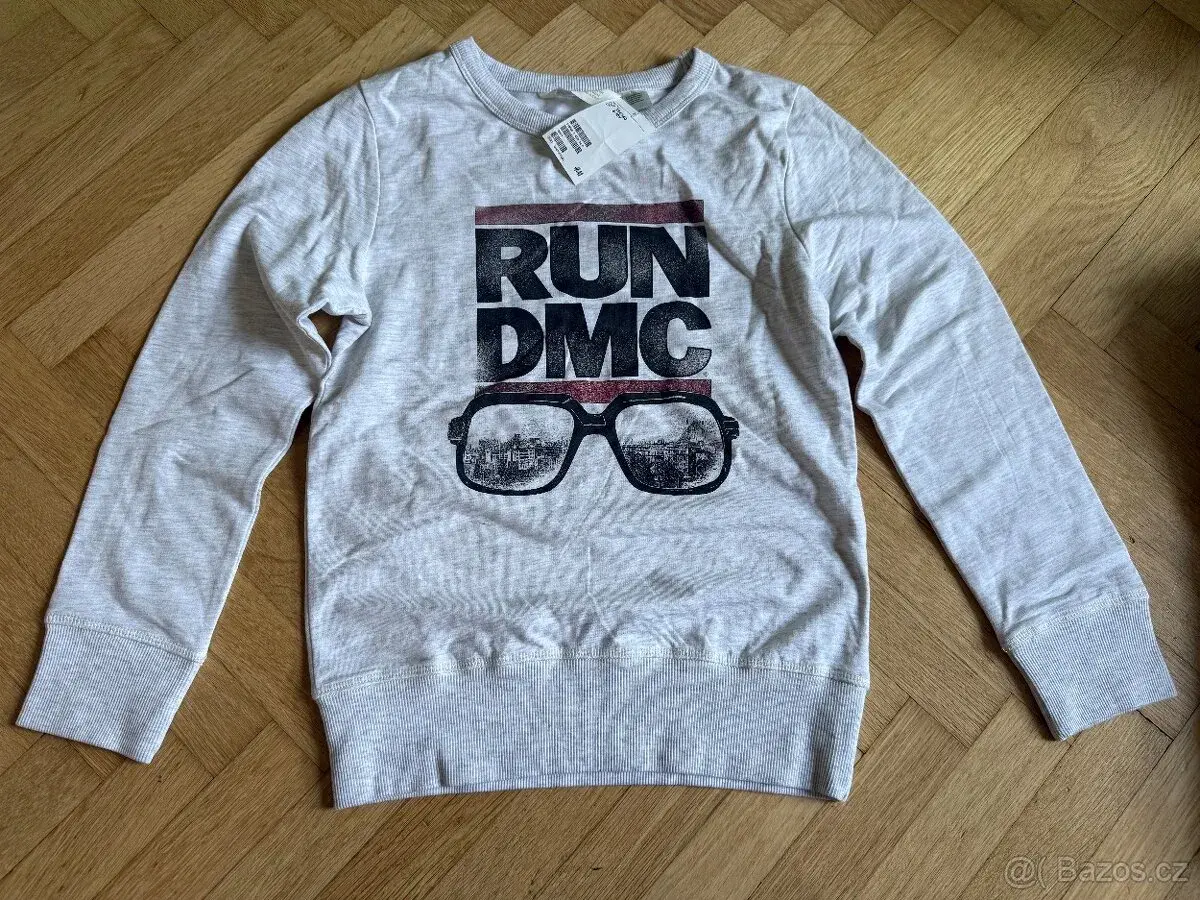 Dětská mikina H&M Run DMC 134/140 NOVÁ s visačkou