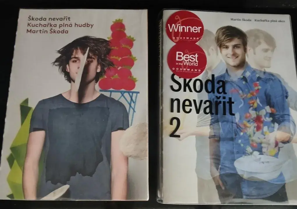 Martin Škoda - kuchařky "Škoda nevařit" 1 a 2