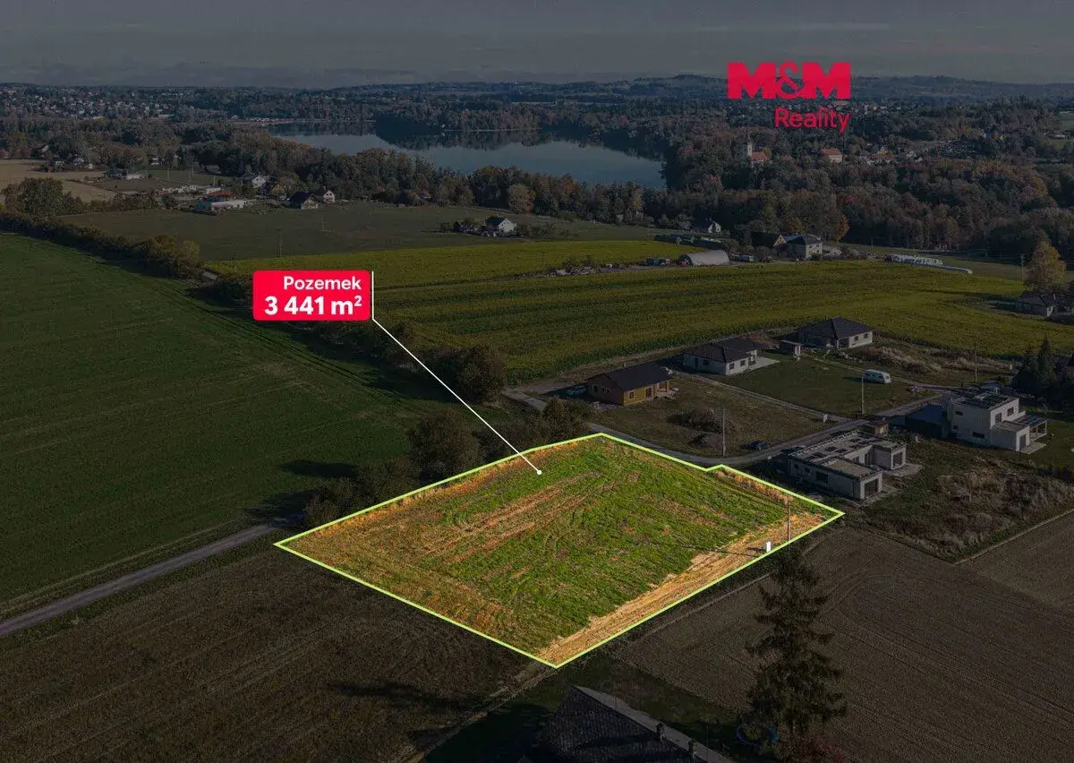Prodej pozemku k bydlení, 3441 m², Horní Domaslavice